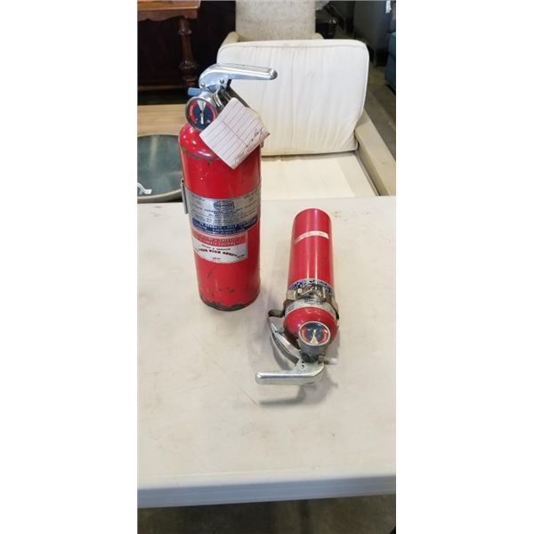 2 FIRE EXTINGUISHERS