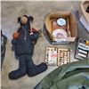 Image 2 : FISHING WAIDERS, ASSORTED FLIES, AND TACKLE, AND FISHING BEAR