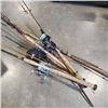 Image 2 : TACKLE BOX AND BUNDLE OF FISHING RODS