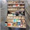 Image 4 : TACKLE BOX AND BUNDLE OF FISHING RODS