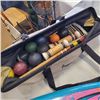 Image 2 : VINTAGHE SKI SURFER, AND EDDIE BAUER PARTIAL CROQUET SET