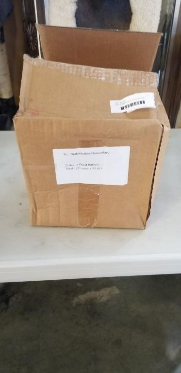 CASE OF EMERGENCY FOOD RATIONS - Big Valley Auction
