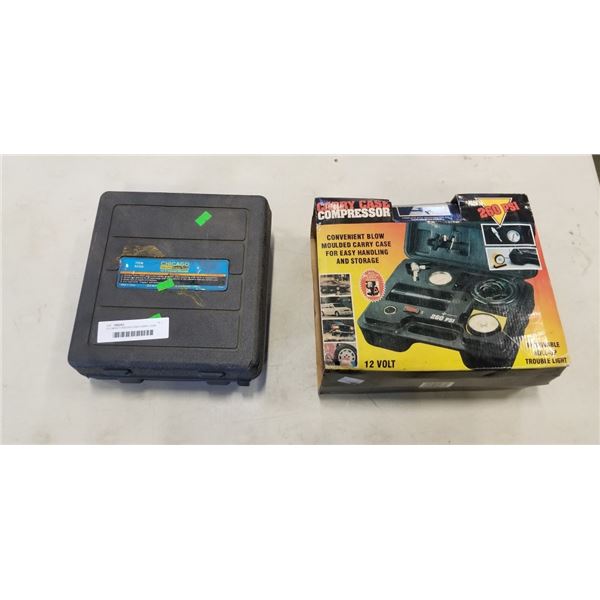 12V IMPACT WRENCH AND CARRY CASE COMPRESSOR
