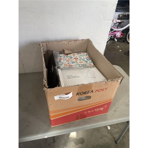 BOX OF ASSORTED TABLET CASES