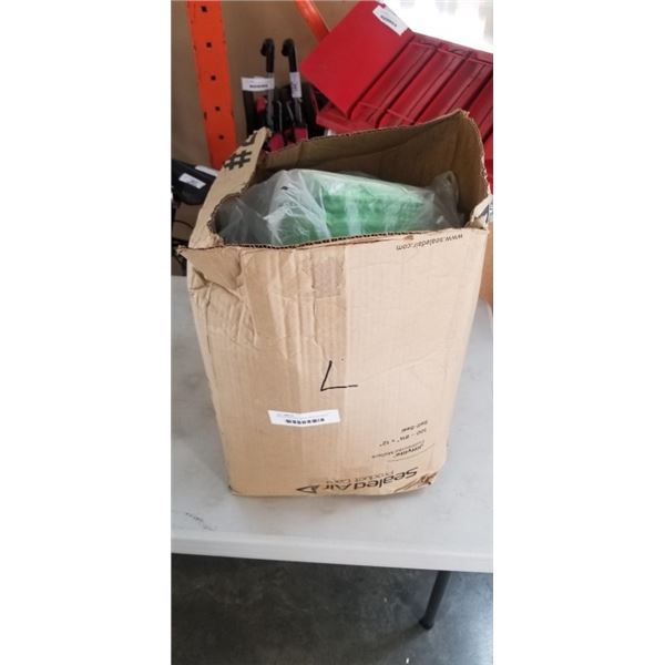 APPROX 300 SIZE LARGE GREEN RUBBER GLOVES