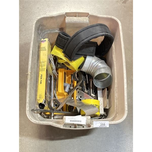 TOTE OF MISC TOOLS