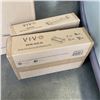 Image 3 : BRAND NEW 63X32 INCH DESK TOP WITH BUILT IN POWER STRIP, DESK ACCESSORY WORKSPACE KIT, WITH CASTORS,