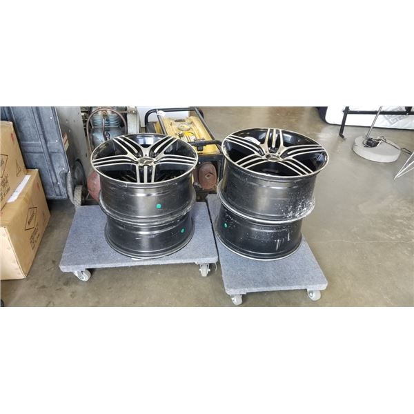 4 MERCEDES CLK REAR WHEEL DRIVE RIMS