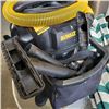 Image 3 : DEWALT STAINLESS 10L WET/DRY SHOP VAC TESTED WORKING WITH HOSE AND ACESSORIES WHEELS INSIDE