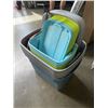 Image 2 : LOT OF PLASTIC TOTES