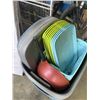Image 3 : LOT OF PLASTIC TOTES