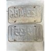 Image 3 : 5 SASKATCHEWAN 1970'S LICENSE PLATRES AND KEEP ALL FOURS ON THE GROUND PLATE