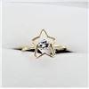Image 1 : 10KT. YELLOW GOLD 3MM NATURAL TANZANITE BABY STAR RING, 0.20CTS, W/A $1235.00, SIZE 3.75
