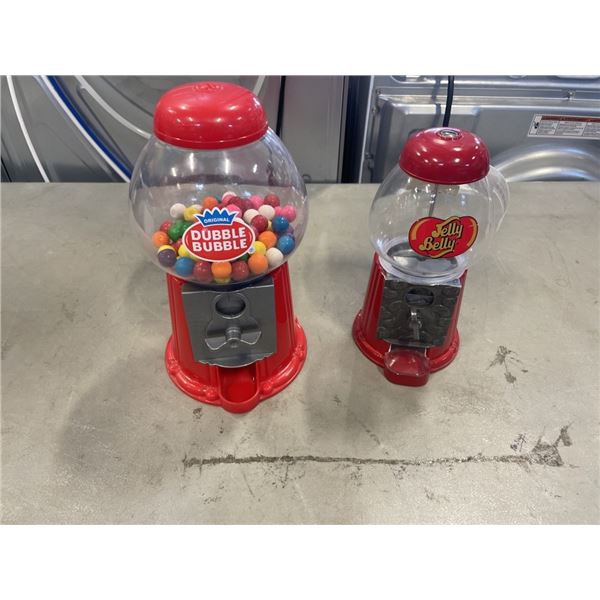 2 VINTAGE GUMBALL MACHINES