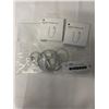Image 1 : APPLE EARPODS WITH LIGHTNING CONNECTOR AND 2 LIGHTNING TO AUDIO ADAPTERS -TESTED WORKING, TOTAL RETA