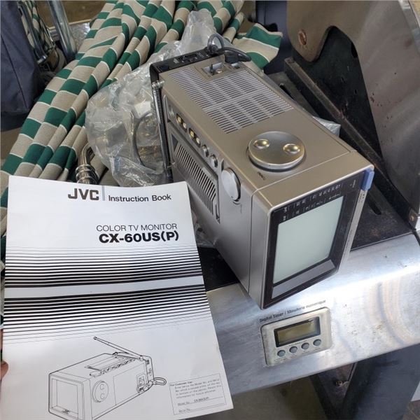 JVC COLOR TV MONITOR, CX-60US(P)