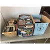 Image 1 : BASKET AND BOXES WITH DVD'S AND CD'S
