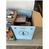 Image 2 : BASKET AND BOXES WITH DVD'S AND CD'S