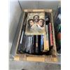 Image 8 : BASKET AND BOXES WITH DVD'S AND CD'S