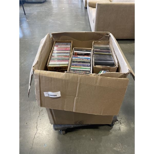 LARGE BOX OF ASSORTED CD'S