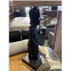 Image 4 : CARVED WOOD TABLE LAMP