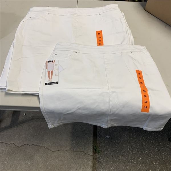 9 NEW SIZE 16 TUMMY CONTROL LADIES SKIRTS RETAIL $153