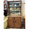 Image 1 : 2PC SLIDING GLASS DOOR CABINET