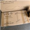 Image 3 : BRAND NEW VIVO ADJUSTABLE HEIGHT DESK, 63X32 INCH TOP WITH BUILT IN POWER STRIP, DESK ACCESSORY WORK