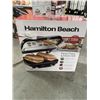 Image 2 : HAMILTON BEACH PANINI PRESS AND INDOOR GRILL - TESTED WORKING, RETAIL $79