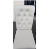 Image 3 : BRAND NEW PAIR BEIGE TUFTED DINING CHAIRS - RETAIL $249