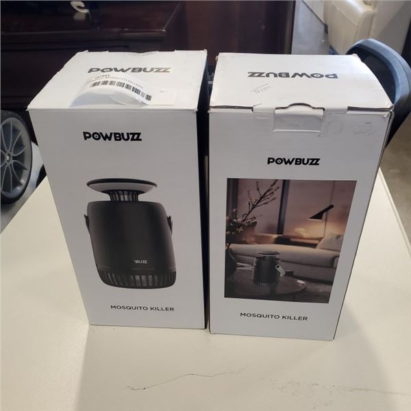 2 POWBUZZ MOSQUITO KILLERS