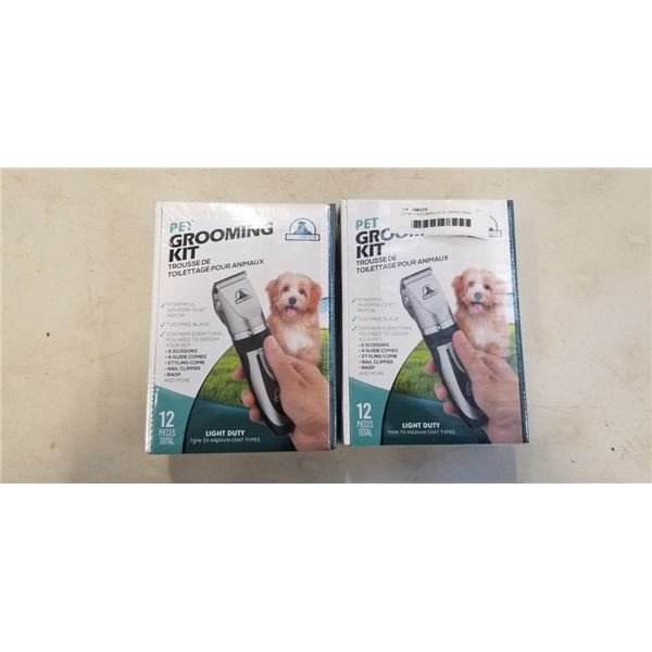 (2) PET GROOMING KITS, BRAND NEW