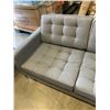 Image 3 : GREY MODERN FABRIC SOFA