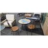 Image 1 : 4 PC MOSAIC TOP BISTRO SET