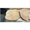 Image 2 : 2 LIVE EDGE SLABS APPROX 20" WIDE