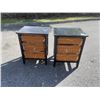 Image 1 : 2 WICKER ORGANIZER CABINETS