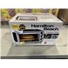 Image 2 : HAMILTON BEACH 4 SLICE TOASTER OVEN - TESTED WORKING, RETAIL $69