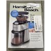 Image 2 : HAMILTON BEACH BURR COFFEE GRINDER - TESTED WORKING, RETAIL $53