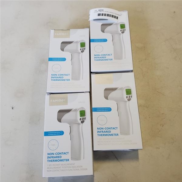 4 NEW FAMIDOC NON CONTACT INFRARED THERMOMETERS