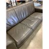 Image 2 : BROWN LEATHER NATUZZI SOFA