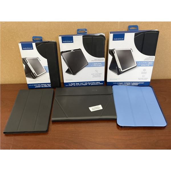 6 NEW APPLE/SAMSUNG FOLIO CASES