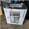 Image 2 : SIMPLE HUMAN 58L DUAL COMPARTMENT TRASH AND RECYCLING BIN, MODEL CW2209, AS NEW, RETAIL $239