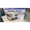 Image 2 : HAMILTON BEACH 4 SLICE TOASTER - TESTED WORKING, RETAIL $99