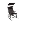Image 1 : BRAND NEW NAVY FOLDABLE ROCKING CHAIR WITH CANOPY, WITH NECK PILLOW AND FOLD AWAY SUN SHADE, RETAIL 