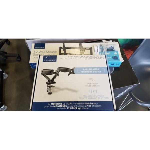 INSIGNIA TV MOUNT AND MONITOR MOUNT