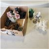 Image 1 : LOT OF JADE FIGURES AND TREES, STONE FIGURES , WOOD CARVINGS, ETC