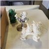 Image 2 : LOT OF JADE FIGURES AND TREES, STONE FIGURES , WOOD CARVINGS, ETC