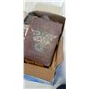 Image 3 : CASH BOX, PICTURE FRAMES,BOX OF BOOKS AND ASSORTED ITEMS