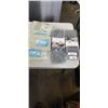 Image 1 : 2 NEW COMPACT 2 TIER KNIFE ORGANIZERS AND 4 SILICONE 3PC BAKING MATT SETS