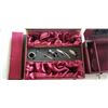 Image 2 : 2 BRAND NEW WINE GIFT BOXES - 2 BOTTLE WINE HOLDER W/ CORKSCREW, POURER, THERMOMETER, AND DRIP RING 